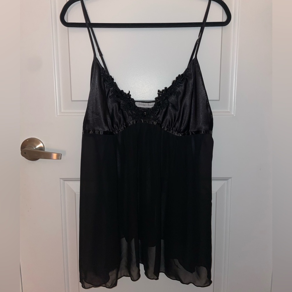 Black lingerie top